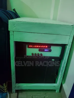 Bass Speaker in a Cabinet,mid and Amplifier With Equilizer