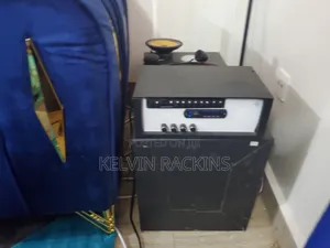Bass Speaker in a Cabinet,mid and Amplifier With Equilizer