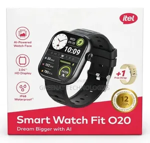 Itel Smart Watch Fit O20 2.04" HD Display Smartwatch