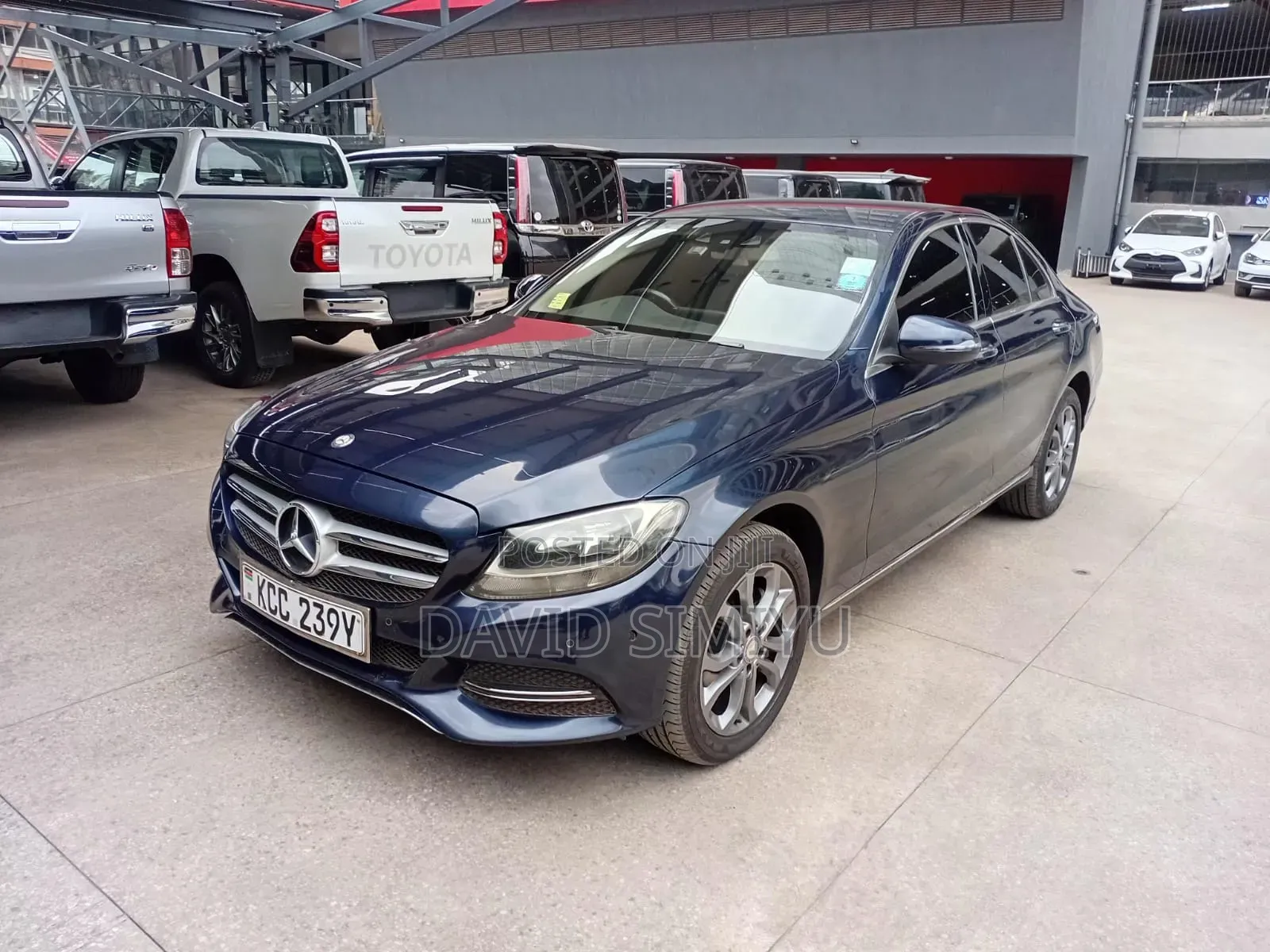 Mercedes-Benz C200 2015 Blue