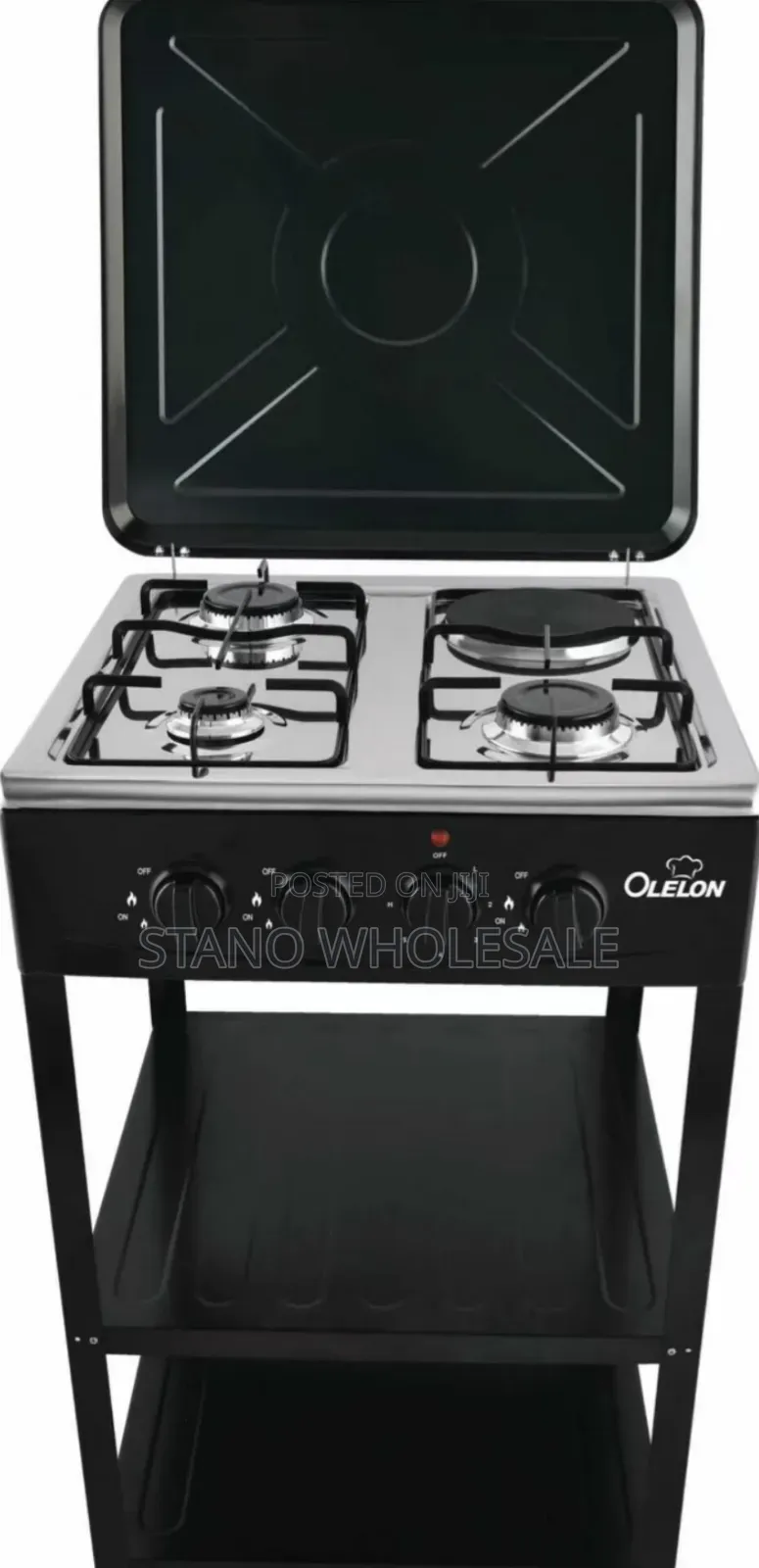 3+1 Standing Cooker With Shelves
