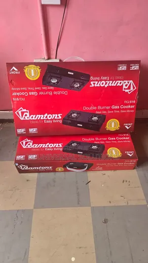 Ramtons Rg/501 Double Burner Gas Cooker
