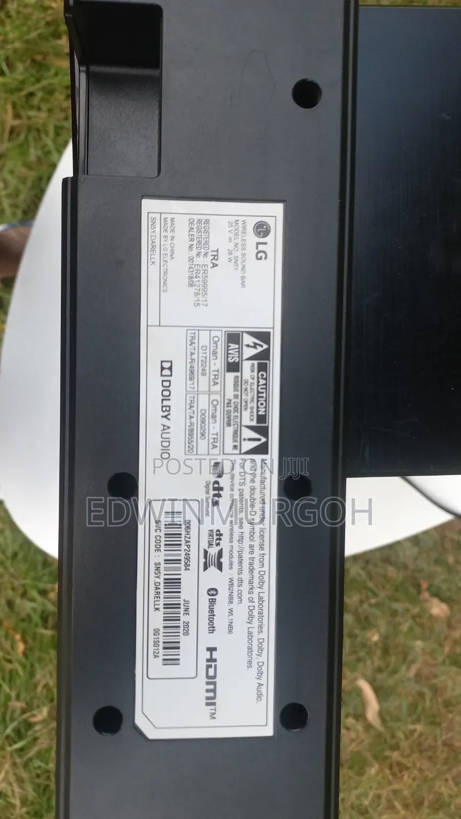 LG SN5Y 2.1 Channel Soundbar – Excellent Condition