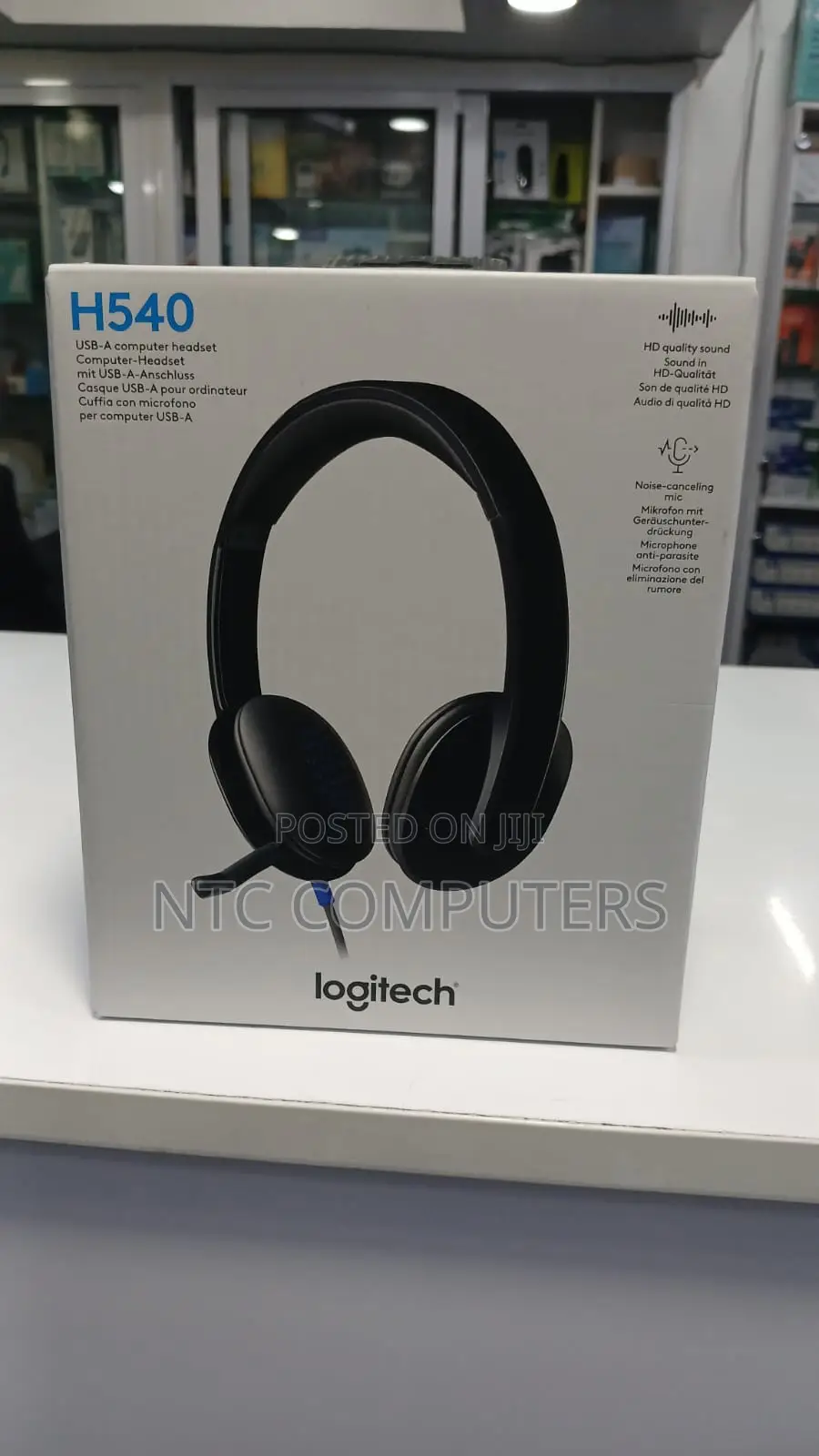 Logitech H540 USB Headset - 981-000480