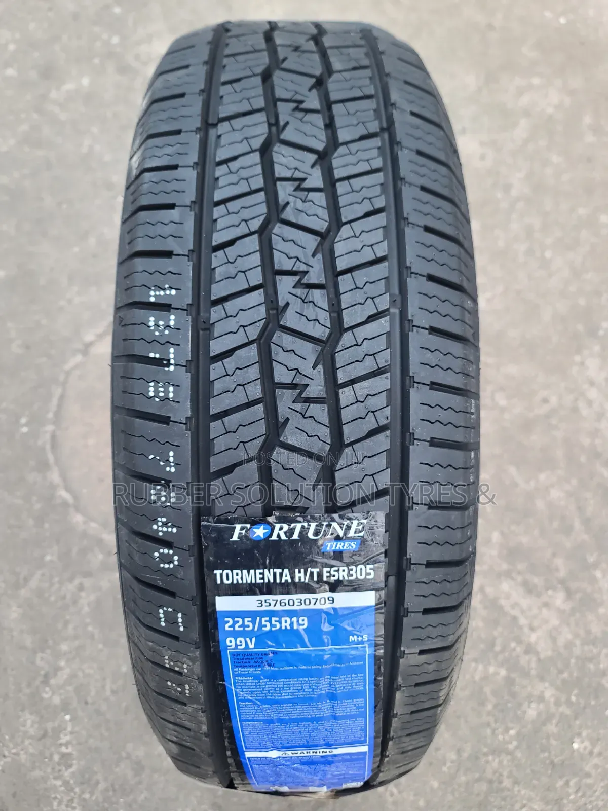 225 /55 R19 Fortune Tires 99v Tormenta H/T FSR-305 Made in Thailand