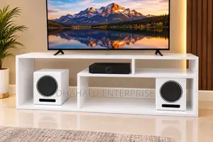 Mexico Modern TV Stand – White | Spacious Stylish