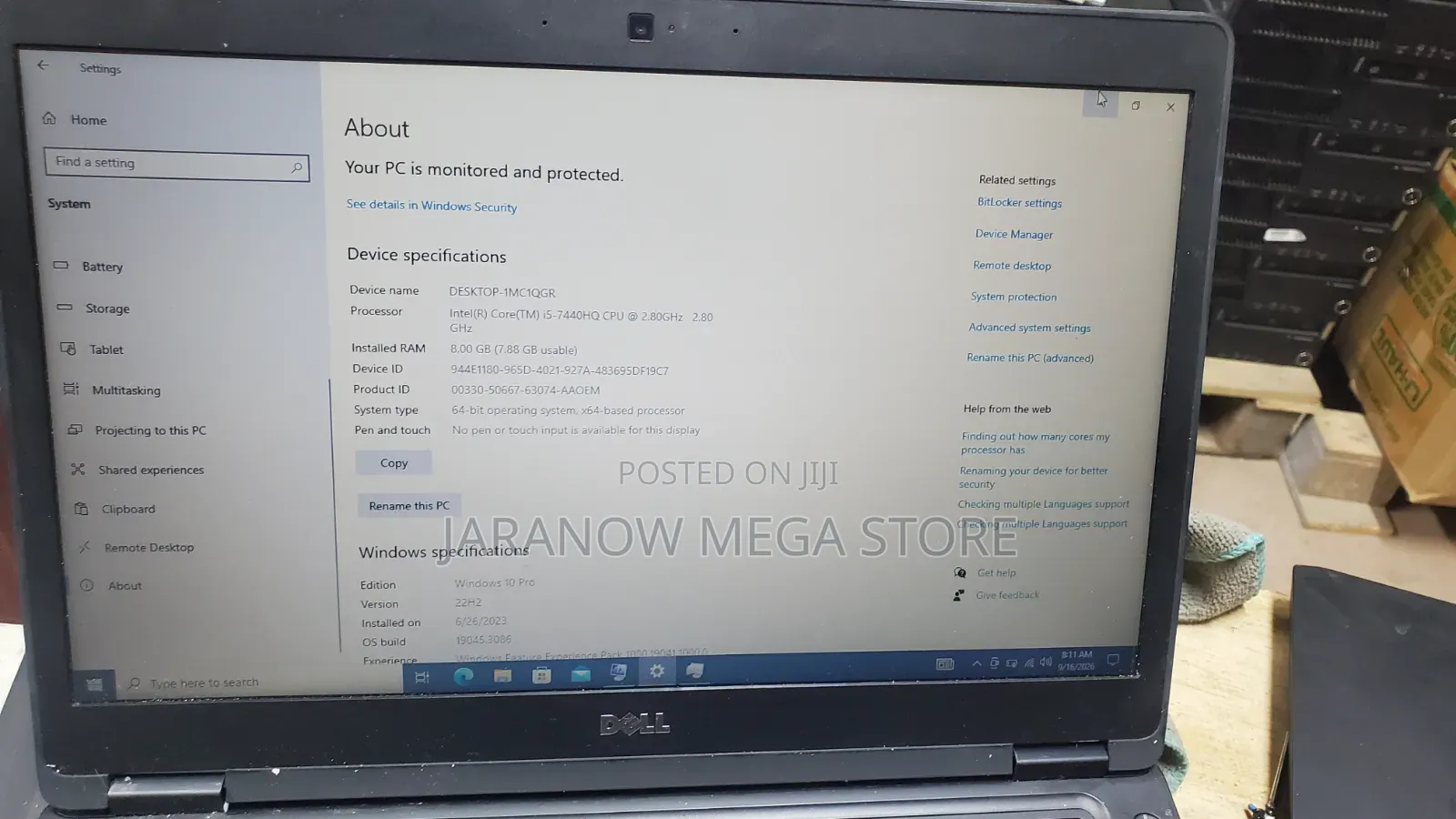 Laptop Dell Latitude 5480 8GB Intel Core i5 SSD 512GB