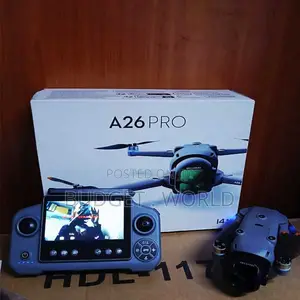 Dark Grey 4.5 Inch GPS Drone With UHD Cam A26 One-Key Payload Drop