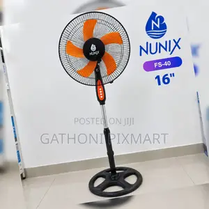 Nunix 16" FS-40 Standing Fan – Home Office Cooling Fan