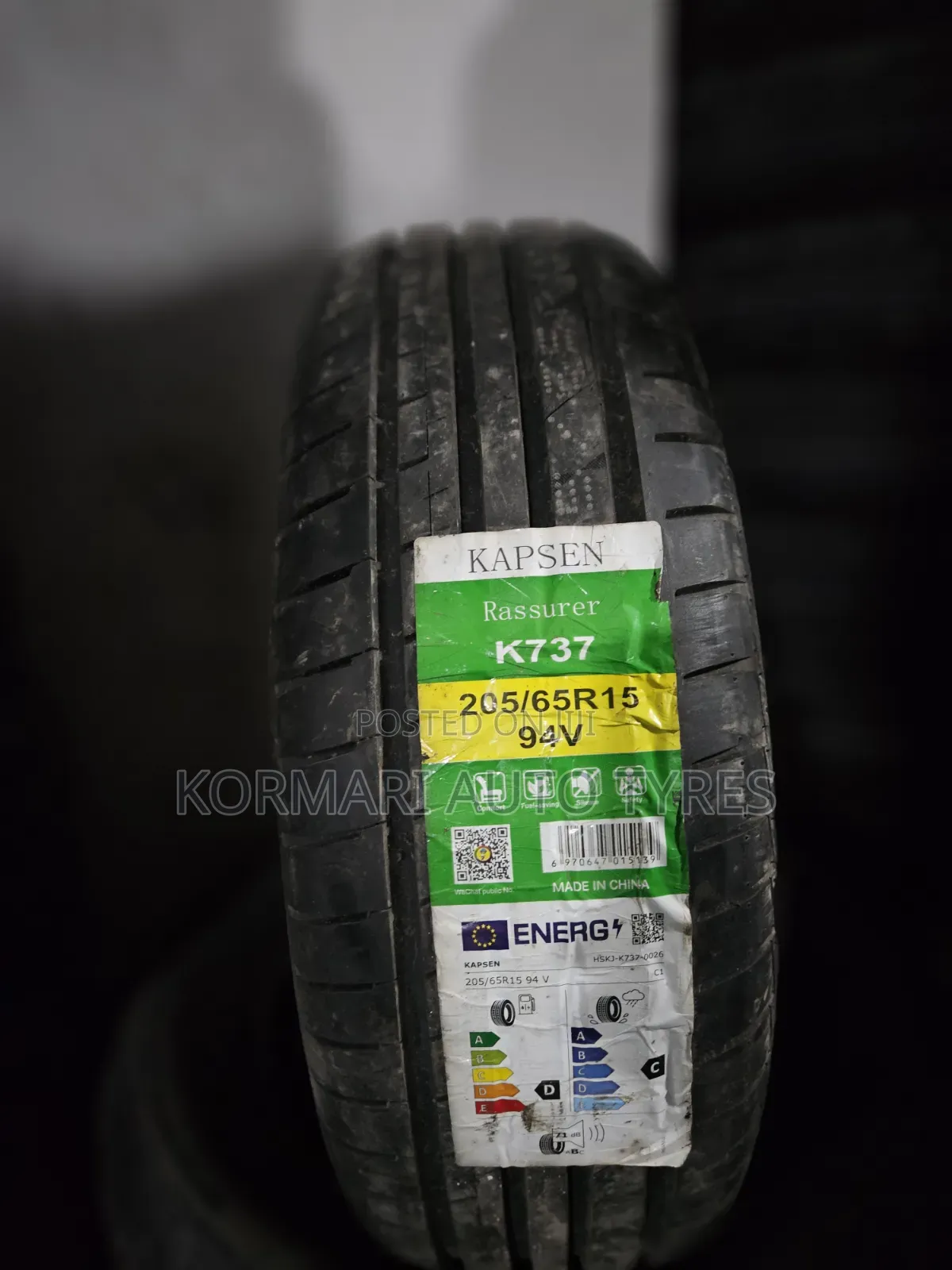 205/65r15 Kapsen Tyre