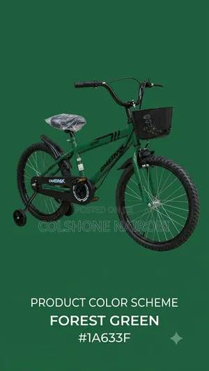 OMBMX Super Kids BMX Bicycle With Training Wheels Size 20