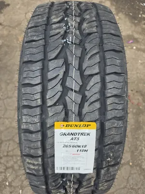 265 /60 R18 Dunlop Tires (All Terrain) At5.