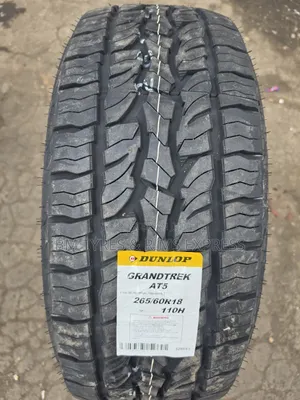 265 /60 R18 Dunlop Tires (All Terrain) At5.