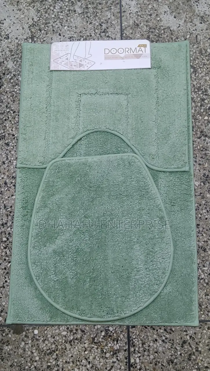 3-Piece Bathroom Mat Set – Super Non-Slip | 5 Colors
