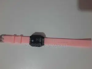 Kids Pink LED Touch Screen Digital Watch