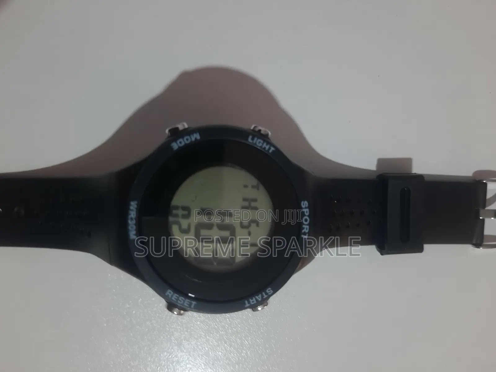 Kids Black Digital Sport Wrist Watch WR30M