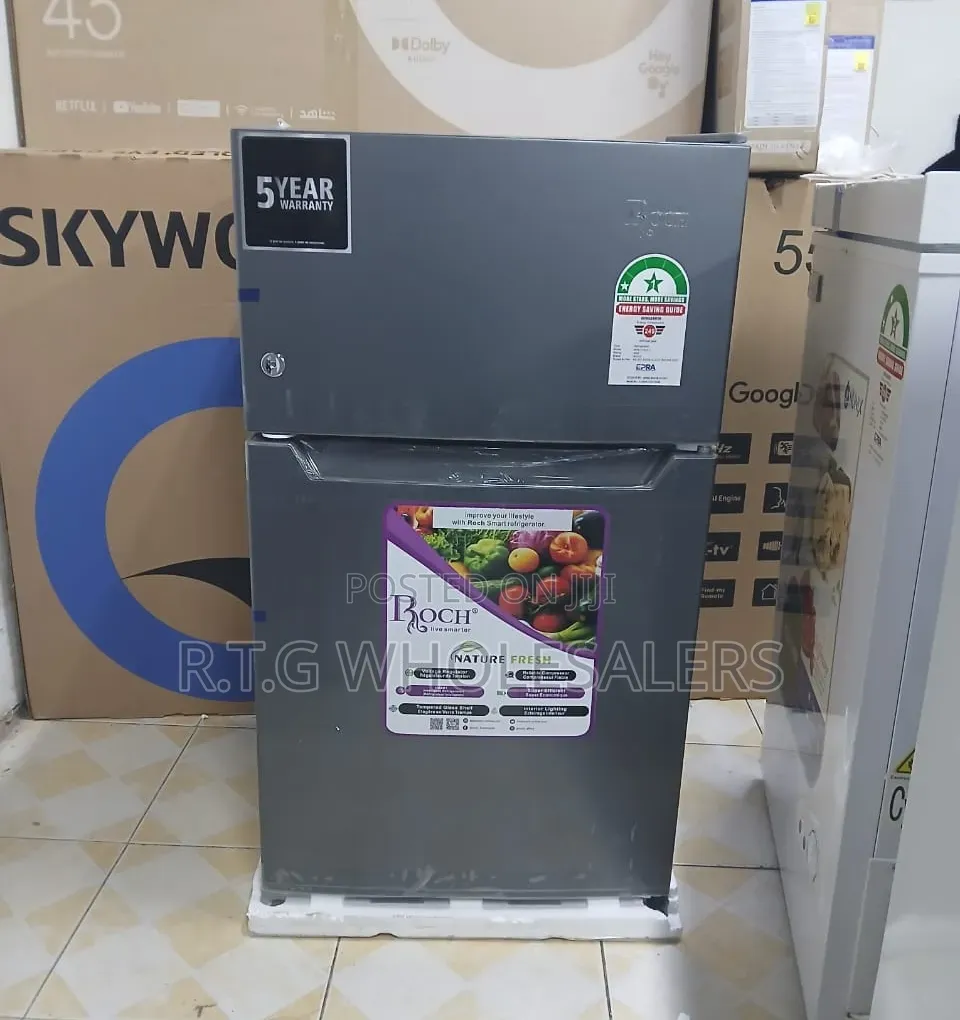 Roch 85L Double Door Fridge RFR-115DT-1