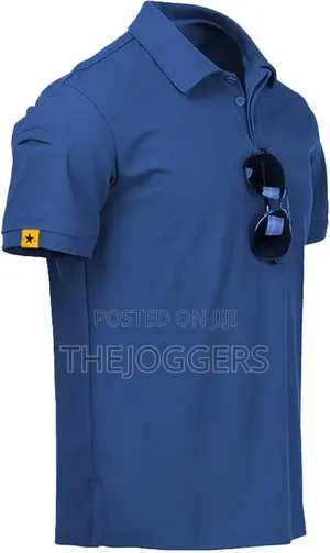 Men's Tactical,Breathable,Sweat-Wicking Golf Polo T-Shirt With Pocket