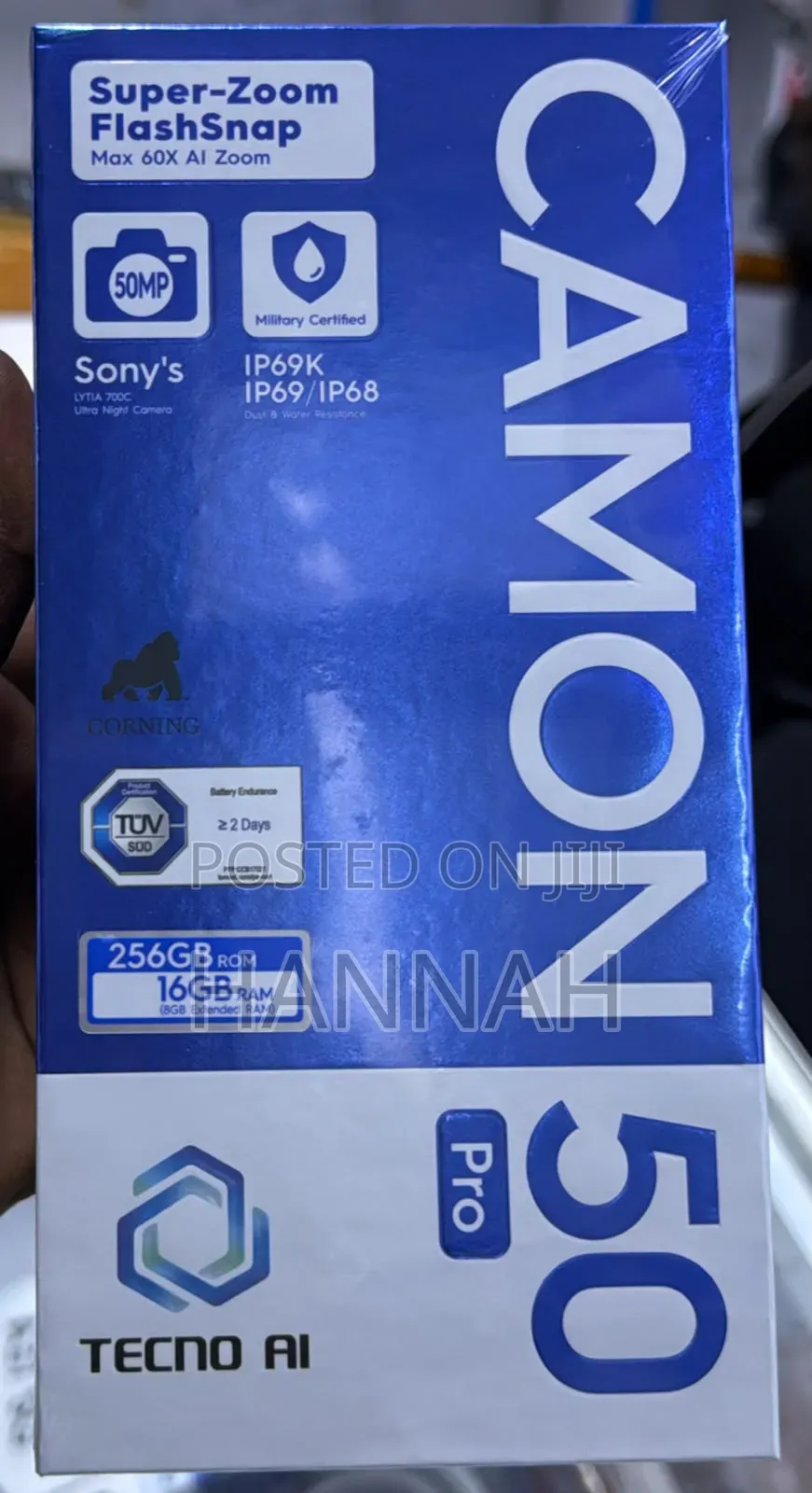 New Tecno Camon 50 Pro 256 GB