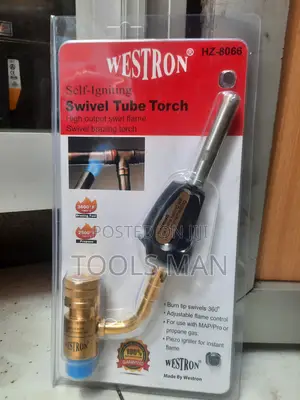 Gas Torch Westron HZ-8066 Swivel Tube Blow Torch for MAP/Pro