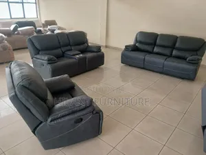 Grey Soft Fabric Premium Recliner Sofa Six-Seater (3+2+1)