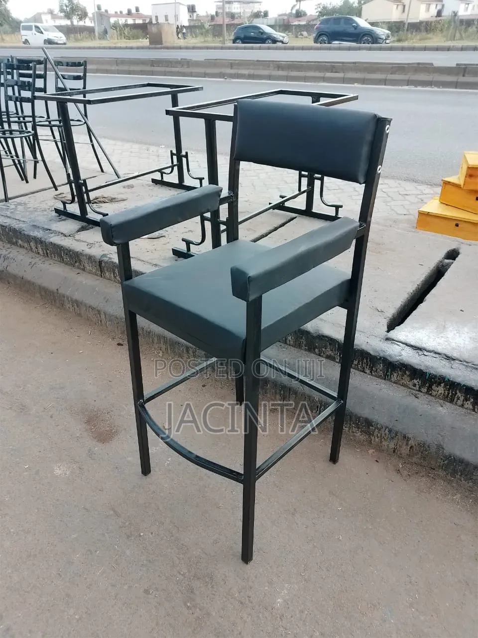 High Stool Black