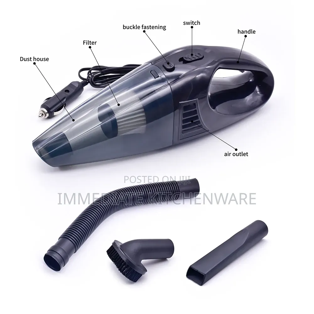 Portable, Wet Dry Use Rechargeable Wireless Vacuum Cleaner
