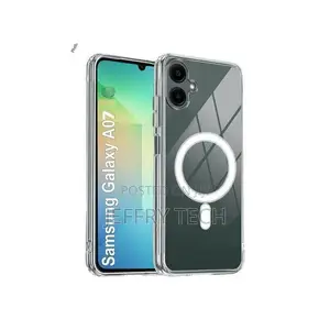 Samsung Galaxy A07 Sleek Shock Proof MagSafe Transparent Back Case