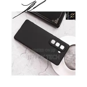 Infinix Hot 60 Pro Plus Classic Matte Black Silicone Phone Back Case