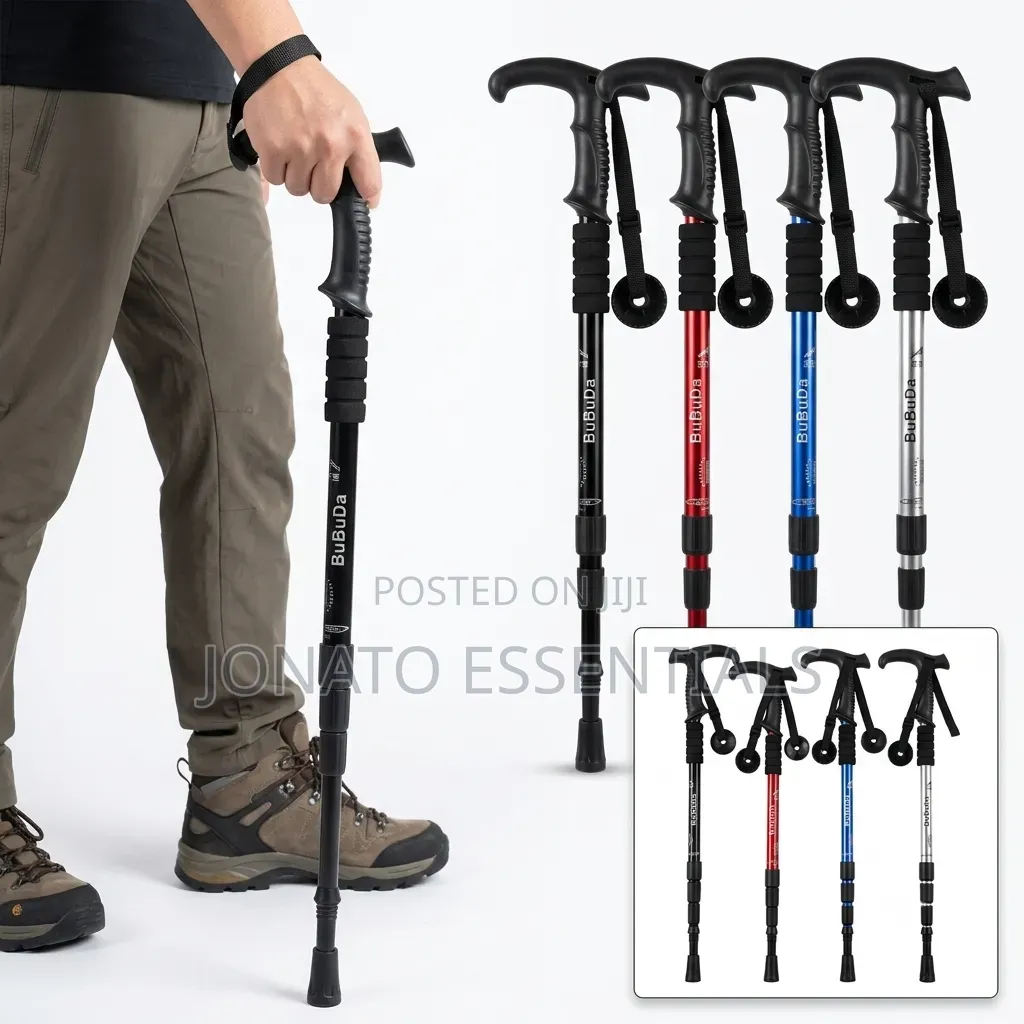 Adjustable Hiking Poles Walking Sticks With Anti-Shock System
