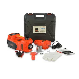 6-in-1 Electric Hydraulic Car Jack Kit With Impact Wrench