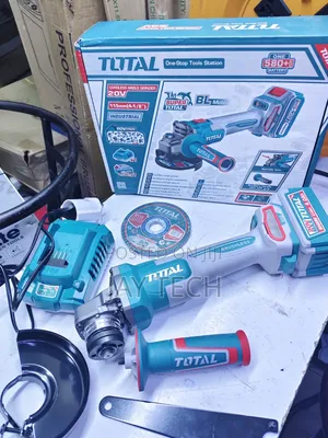 TOTAL 20V Cordless Brushless Angle Grinder (115mm) - Brand New