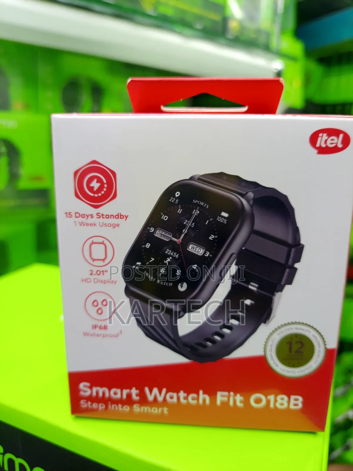 Itel Smart Watch Fit O18B Bluetooth Fitness Sports Watch