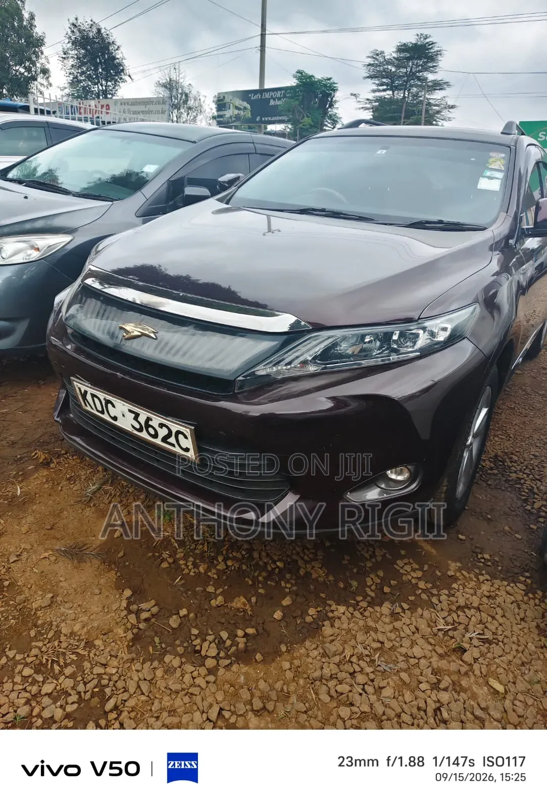 Toyota Harrier 2.0 2014 Burgundy