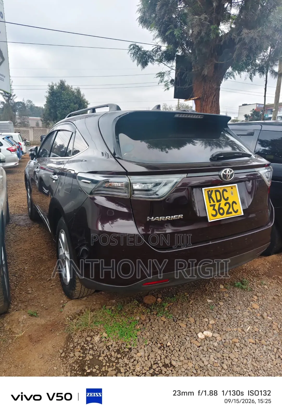 Toyota Harrier 2.0 2014 Burgundy