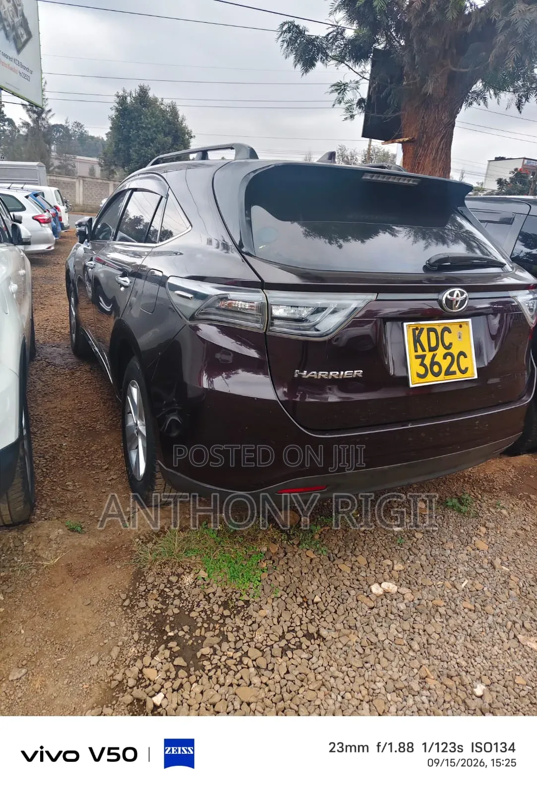 Toyota Harrier 2.0 2014 Burgundy