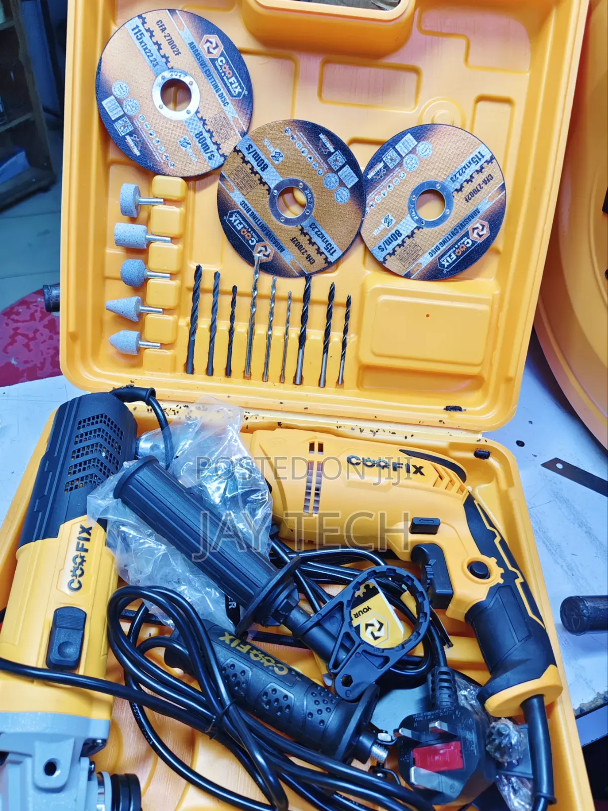 Coofix Electric Combo Kit / Angle Grinder and Drill Combo Set