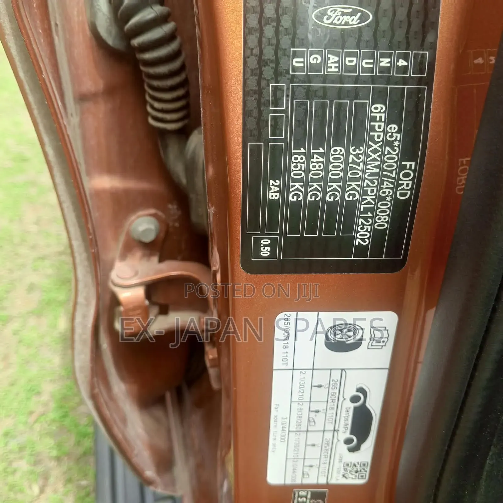 Ford Ranger 2019 Orange