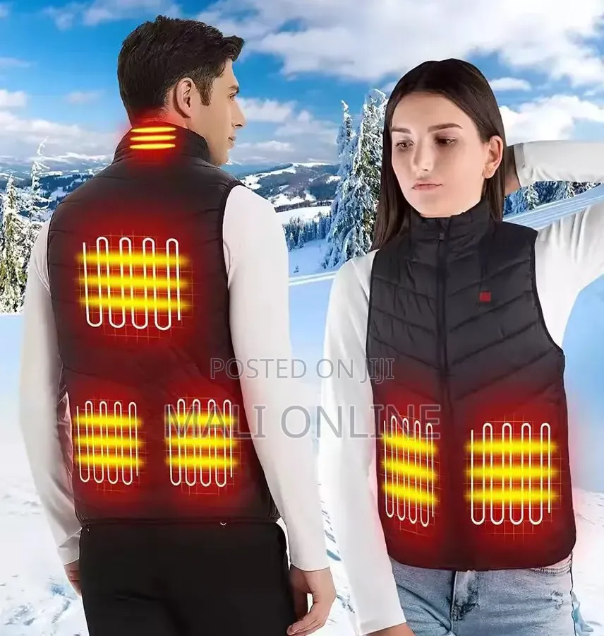 Unisex USB Thermo Heating Sleeveless Jacket