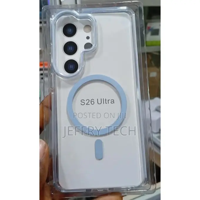 Samsung Galaxy S26 Ultra Magnetic Armor Case -Crystal Clear Shockproof
