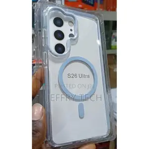 Samsung Galaxy S26 Ultra Magnetic Armor Case -Crystal Clear Shockproof