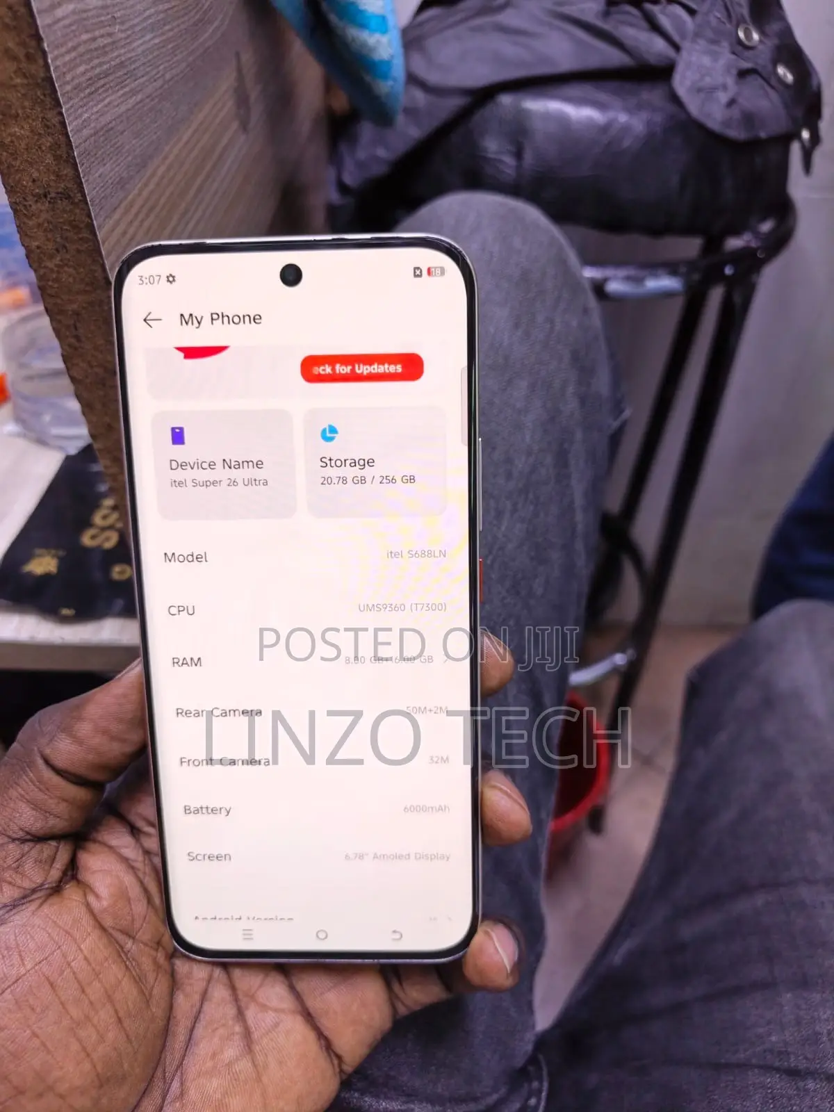 Itel S26 Ultra 256 GB Gold