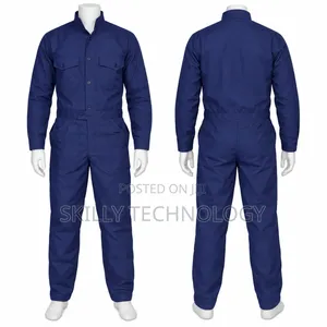 Navy Blue Plain Overall