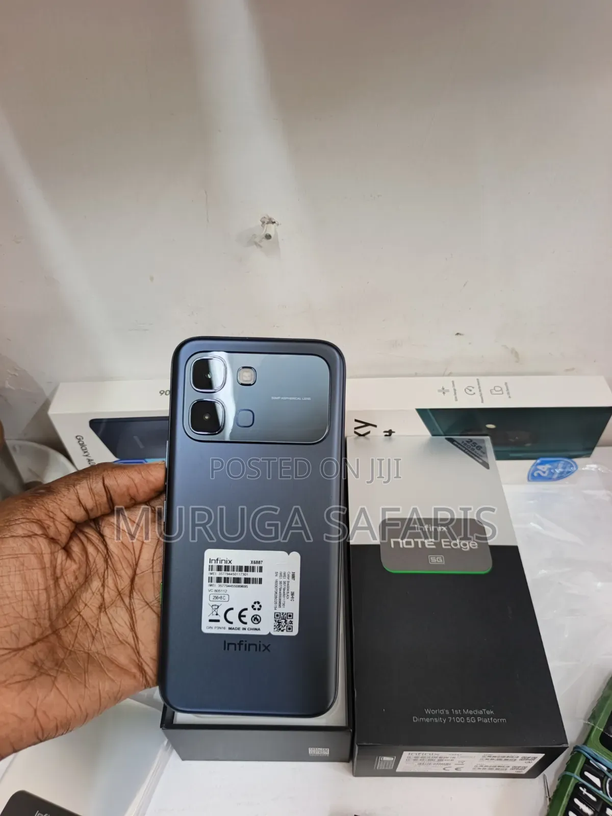 New Infinix Note Edge 256 GB Black