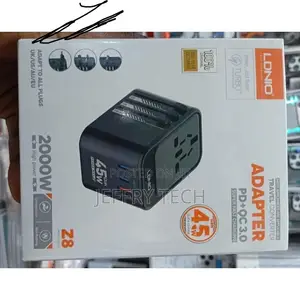 LDNIO Z8 45W GaN Travel Converter Adapter - Universal UK/US/AU/EU Plu