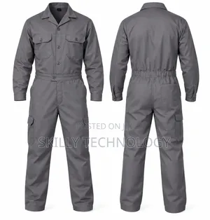Grey Plain Overall