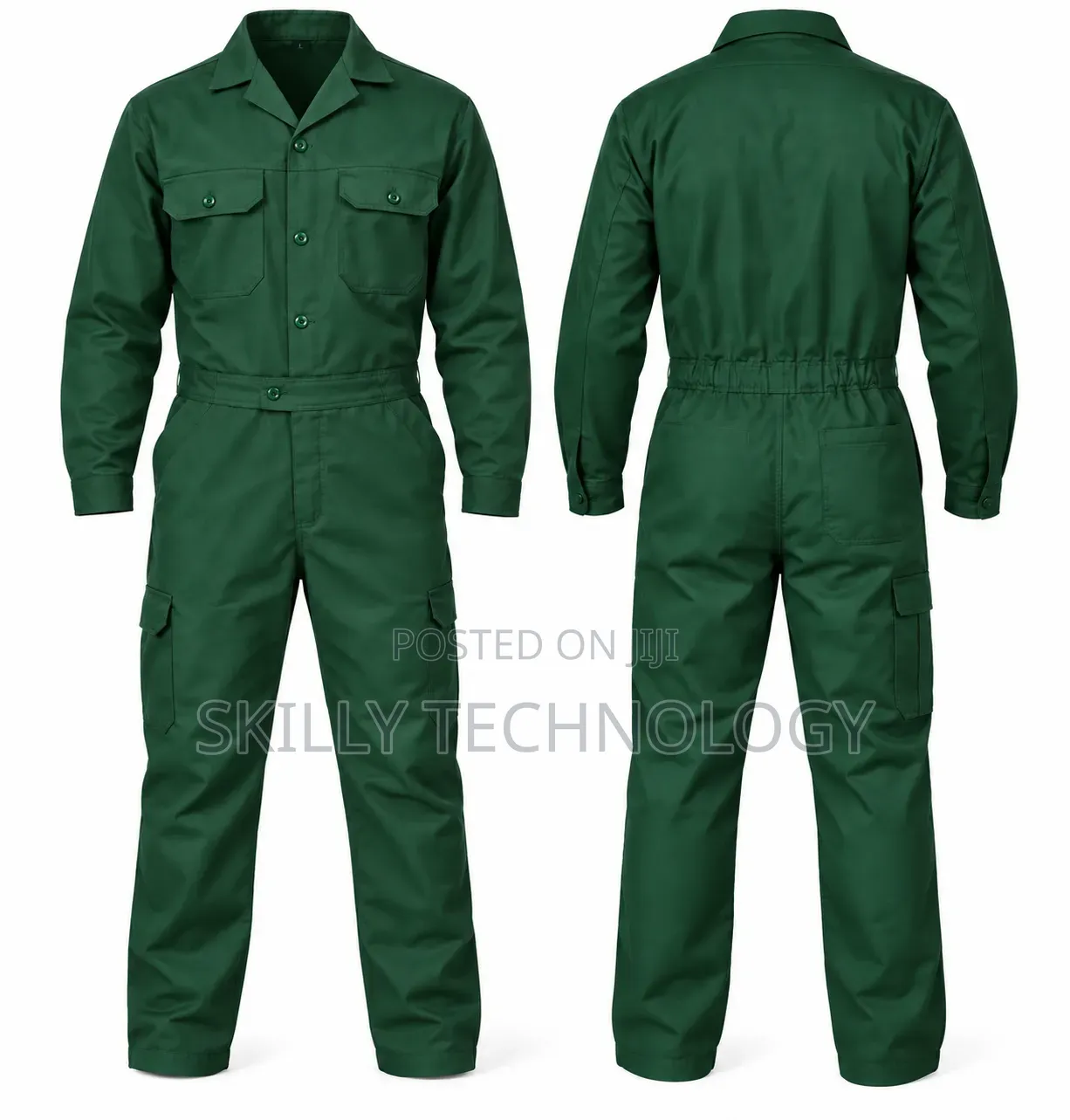 Green Plain Overall