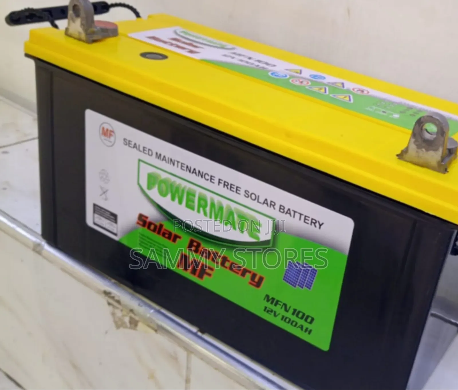 Powermate 100Ah Rechargeable Solar Battery