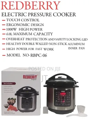 Redberry Electric Pressure Cooker (6l, 17l, 21l, 25l)