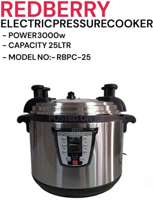 Redberry Electric Pressure Cooker (6l, 17l, 21l, 25l)